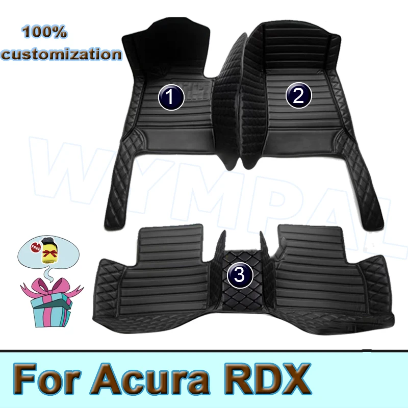 

Автомобильные коврики для Acura RDX TC1 2 MK3 2019 ~ 2022 2020 2021, набор прочных ковриков, ковер, кожаный напольный коврик, водонепроницаемый коврик, автомобильные аксессуары