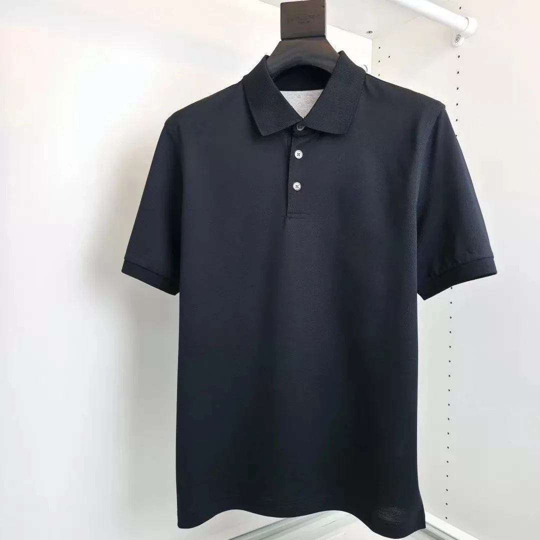 Italian BC embroidered business lapel polo shirt