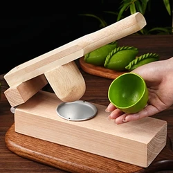 Practical Mochi Maker Convenient Kitchen Embosser Tool Practical Thick Dough Press for Traditional Snacks