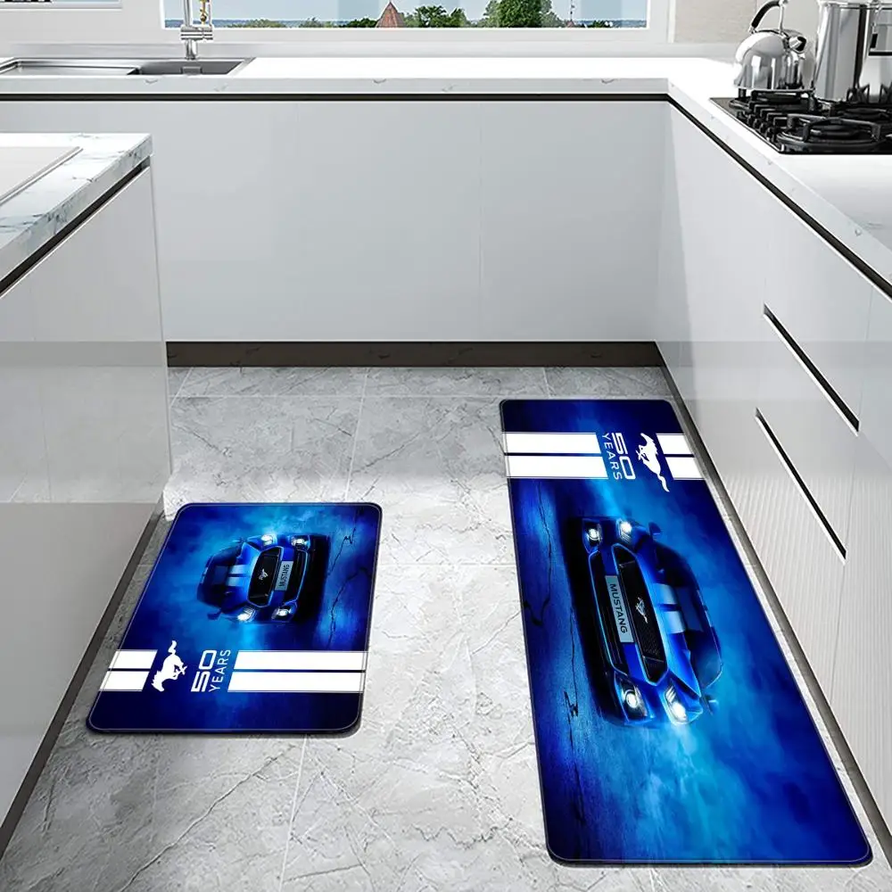 F-Fords-Mustang Tappetino Ingresso Zerbino Tappetini Da Bagno Tappetino Antiscivolo Tappeti Tappeto Ingresso Della Casa Tappetino Da Cucina Personalizzato Carino