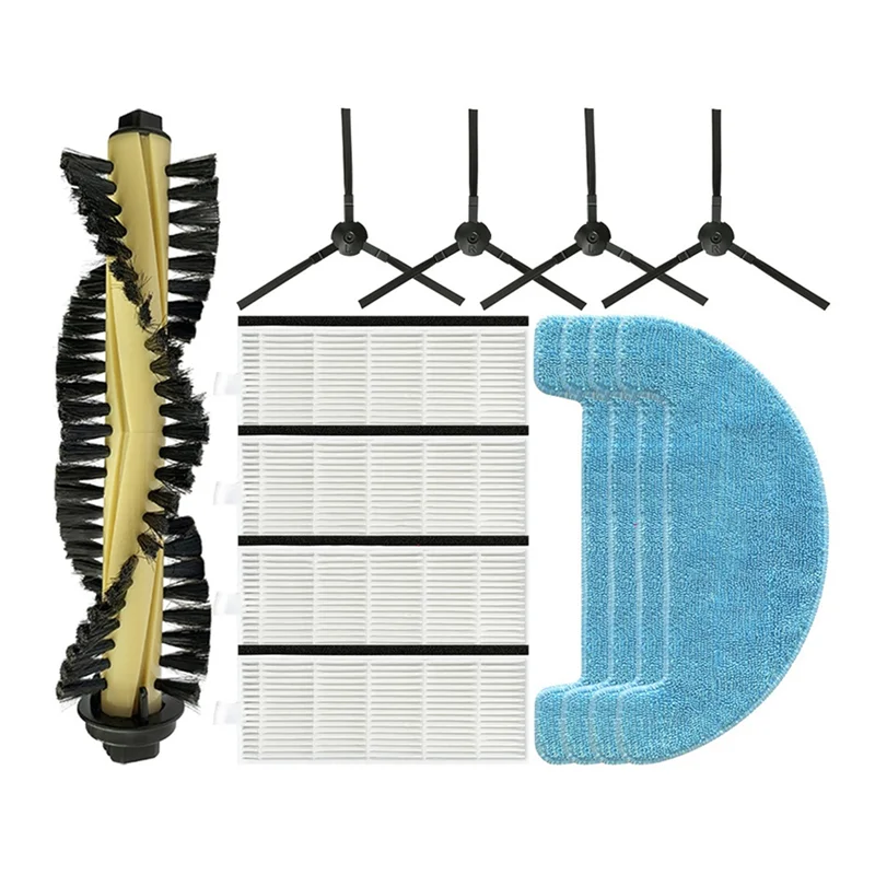 A86I-13 قطعة أجزاء نظافة استبدال الجانب الرئيسي فرشاة خرقة تصفية ل Danhui NR15 الذاتي تفريغ روبوت فراغ