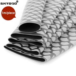 1~10pcs New Non Slip Heat Shrink Tube Grey Diameter 15~45mm Waterproof Cover Bicycle Handle Protector Anti Skid Fishing Rod Wrap