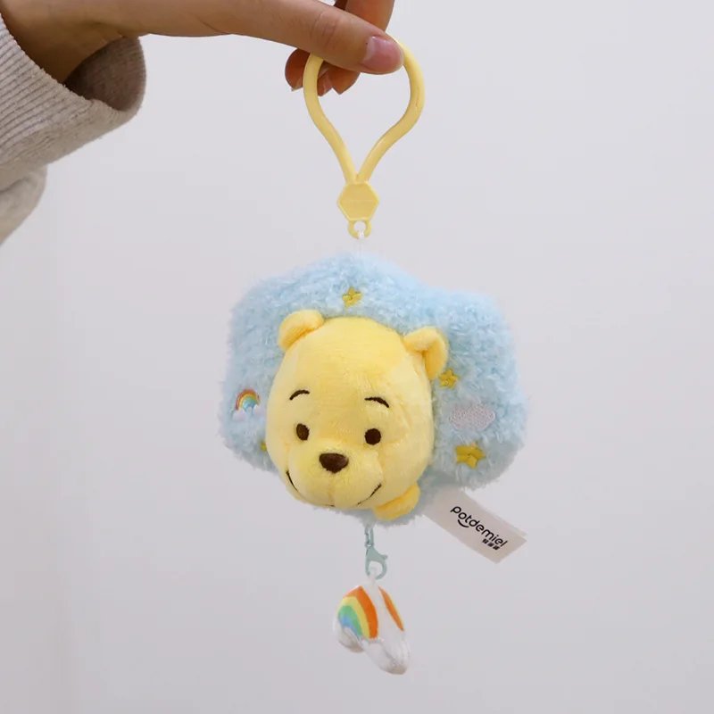 Disney Genuine Winnie The Pooh, Piggie Pig, Cute Plush Doll Pendant, Cloud Pendant Keychain, Women's Bag Pendant, Children'sGift