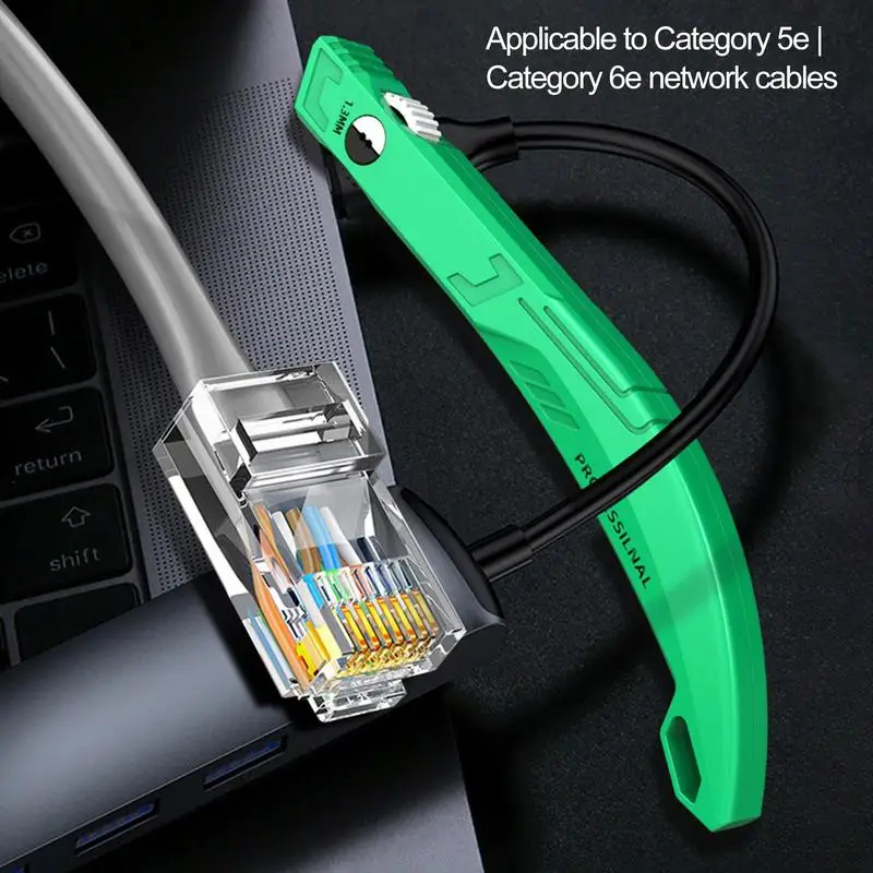 Strumento per sbloccare cavi di rete Piastra per cavi per ingegnere da 1,3 mm Coppia di cavi telefonici Separatori di cavi intrecciati per categoria 5/6 Cryst