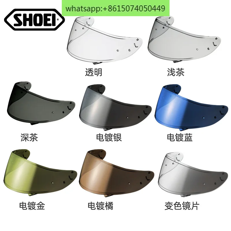 Original electroplated color changing lenses for SHOEI Z7 Z8 X14 NEOTEC GTAIR motorcycle helmets in Japan