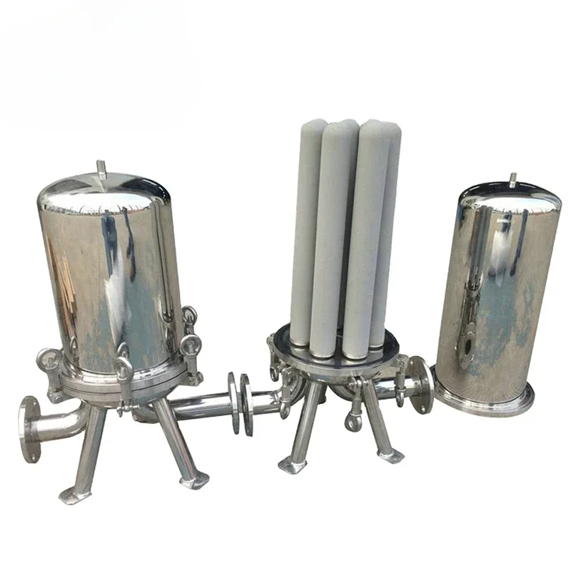 Stainless steel industrial filter titanium rod cartridge  housing