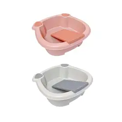 Washing Clothes Bucket Hand Wash Board Washboard Basin Wash Tub with Washboard for Hand Wash Clothes Underwear Blouses Home