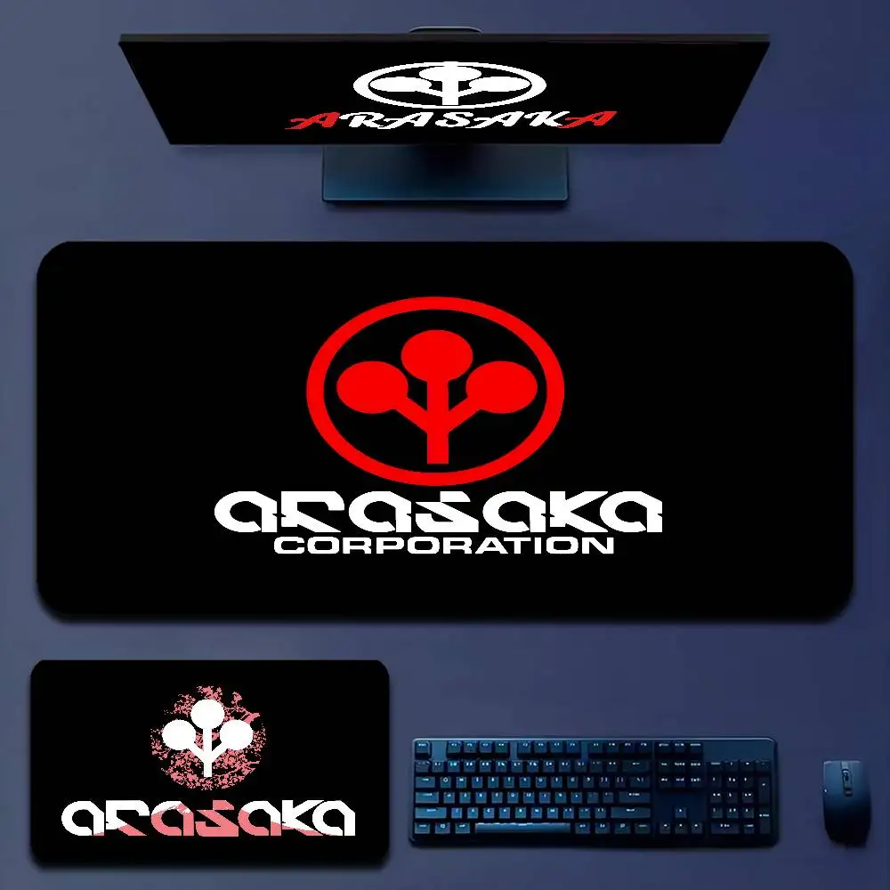 

Логотип Arasaka Corporation, большой утолщенный коврик для мыши XXL, большой игровой коврик для клавиатуры, ноутбука, настольного коврика