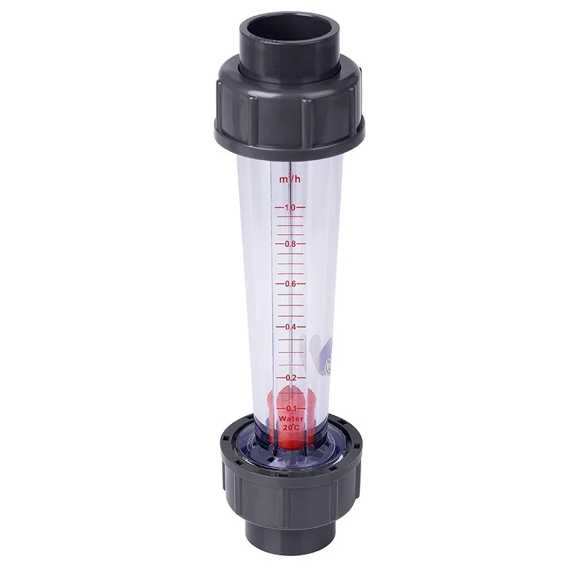 UPVC Pipe Rotor Flow Meter LZS-15 LZS-25 LZS-32 LZS-50 Liquid Float Flowmeter Short Tube