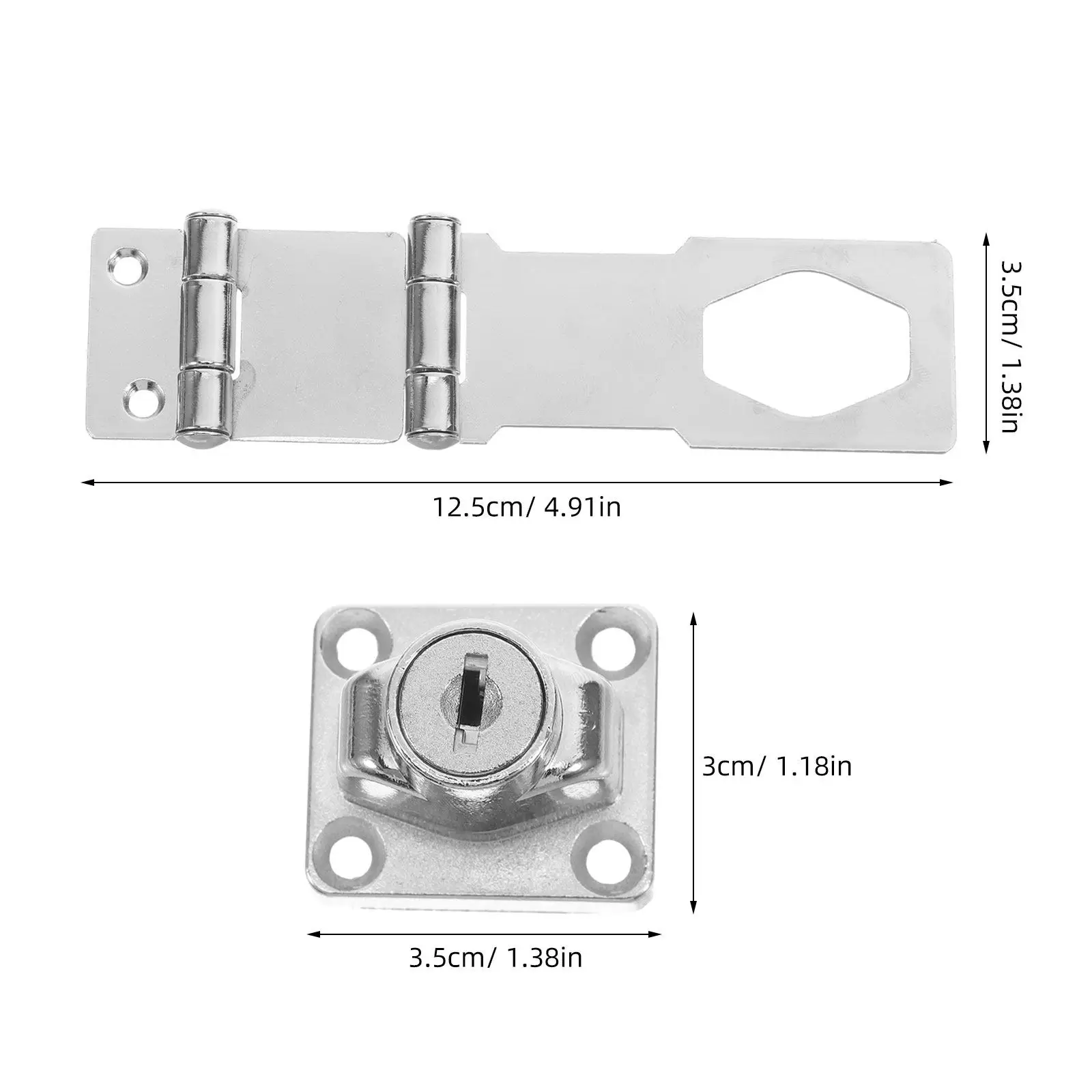 1 set Cabinet Lock Door Drawer Halloween Christmas New Year Drawer Lock Latch Door Hasp Latch Lock Drawers Lock Door Hinge Lock