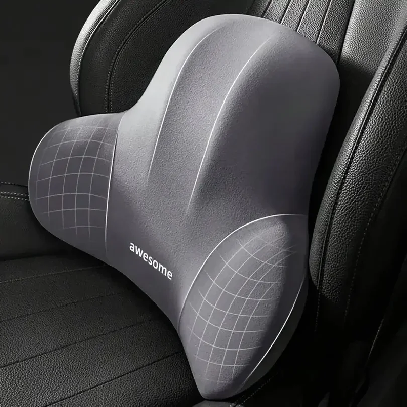 1pc Memory Foam Office Chair Cushion with Lumbar Support,for Back Pain,Washable Cover,Computer Desk Chair Pain System