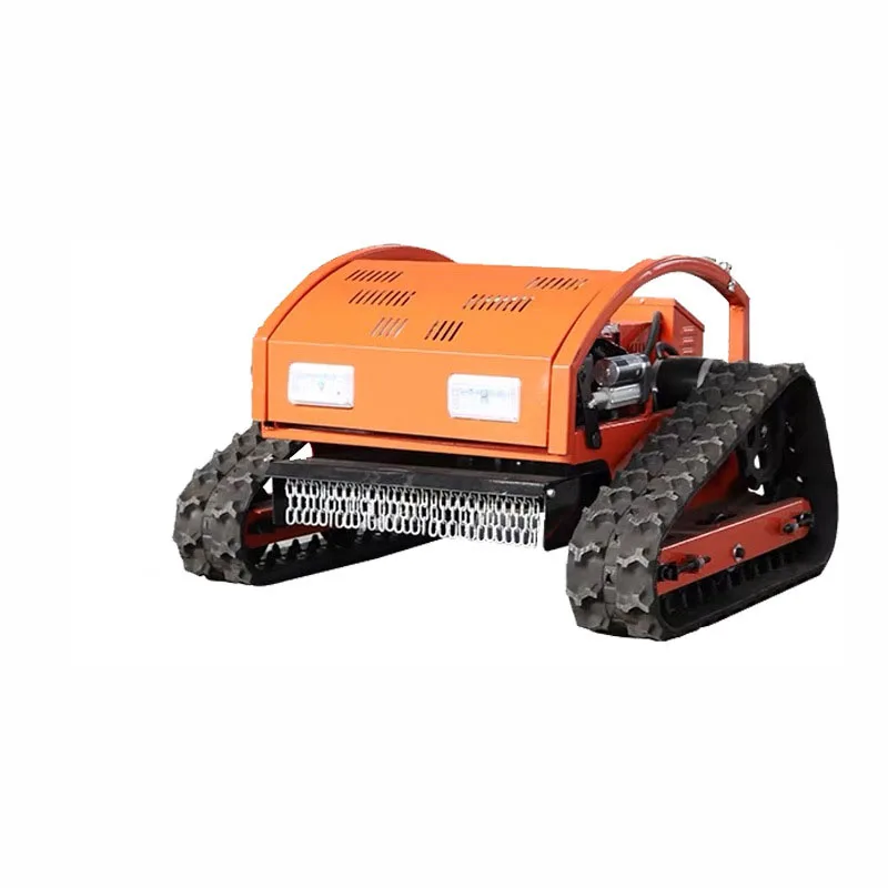 Small Gasoline Crawler Remote Control Lawn Mower Automatic Landscaping Lawn Mower Remote Control Lawn Mower