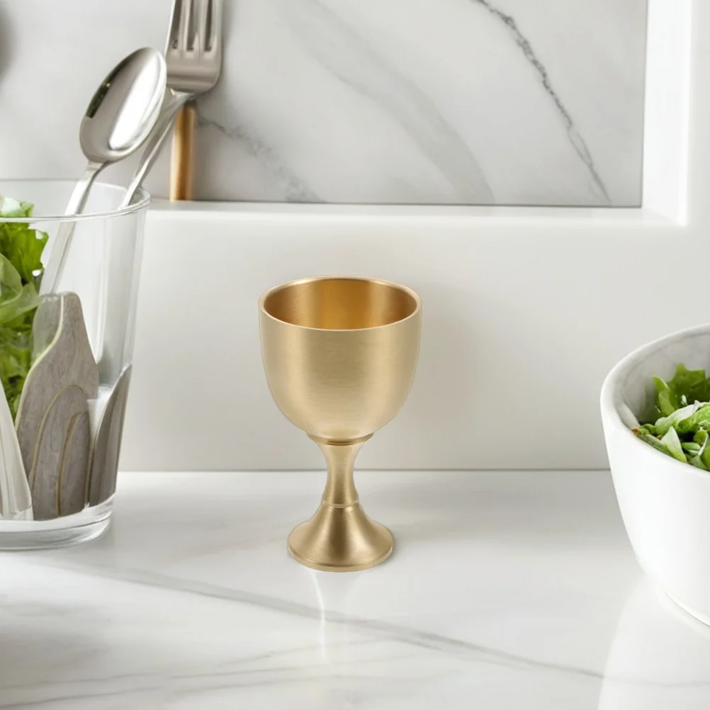 كأس العقيق الصغير 30 مللي النحاس الذهب القوطية المقدسة النار الزجاج طقوس كوب بوذا العبادة كأس شاي معبد المنزل
