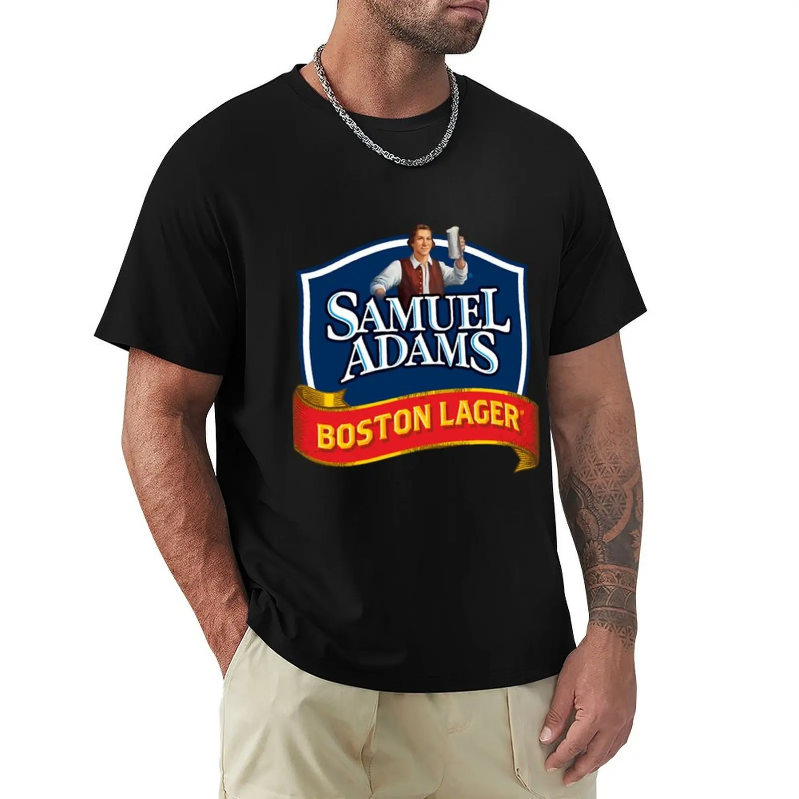 

samuel adams T-Shirt man t shirt funny meme t-shirts summer top plain black t shirts men