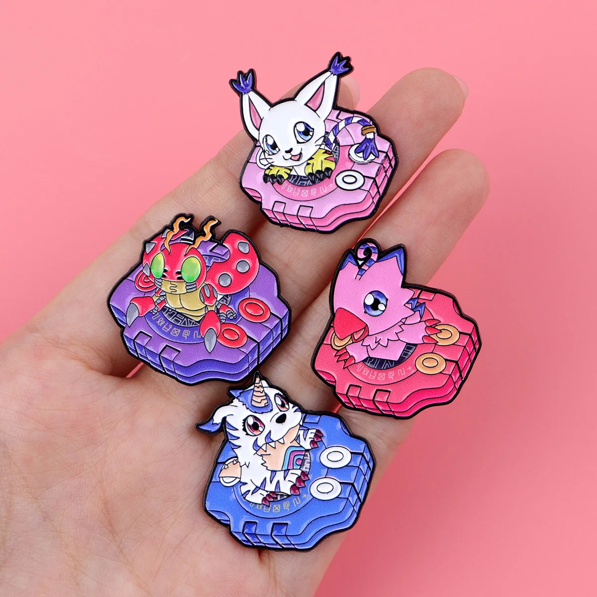 Cute Cat Enamel Pin Anime Movie Badges Manga Brooch Set Hat Lapel Pins Cartoon Jewelry Cosplay Accessories Toys Gift for view 3