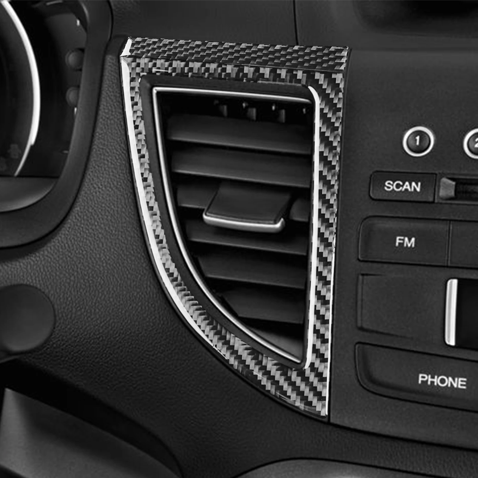 

For Honda CR-V CRV 2012-2016 Carbon Fiber Central Control Air Conditioning Vent Panel Cover Decorative Car Accessories Sticker