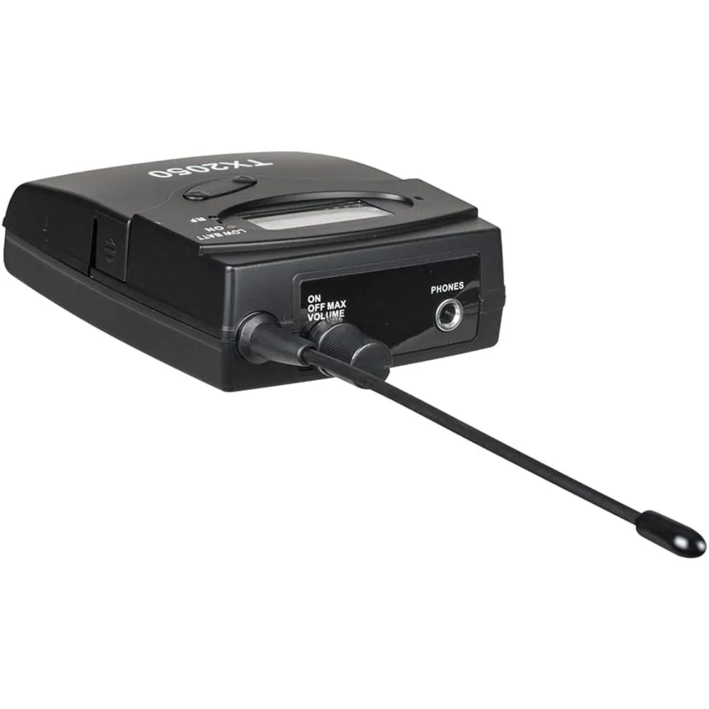 System monitoringu bezprzewodowego do restauracji/8 słuchawek dousznych z nadajnikiem, 2-kanałowy system nagrywania, słuchawki studyjne, nadajnik monitorujący, monitoring szkolny