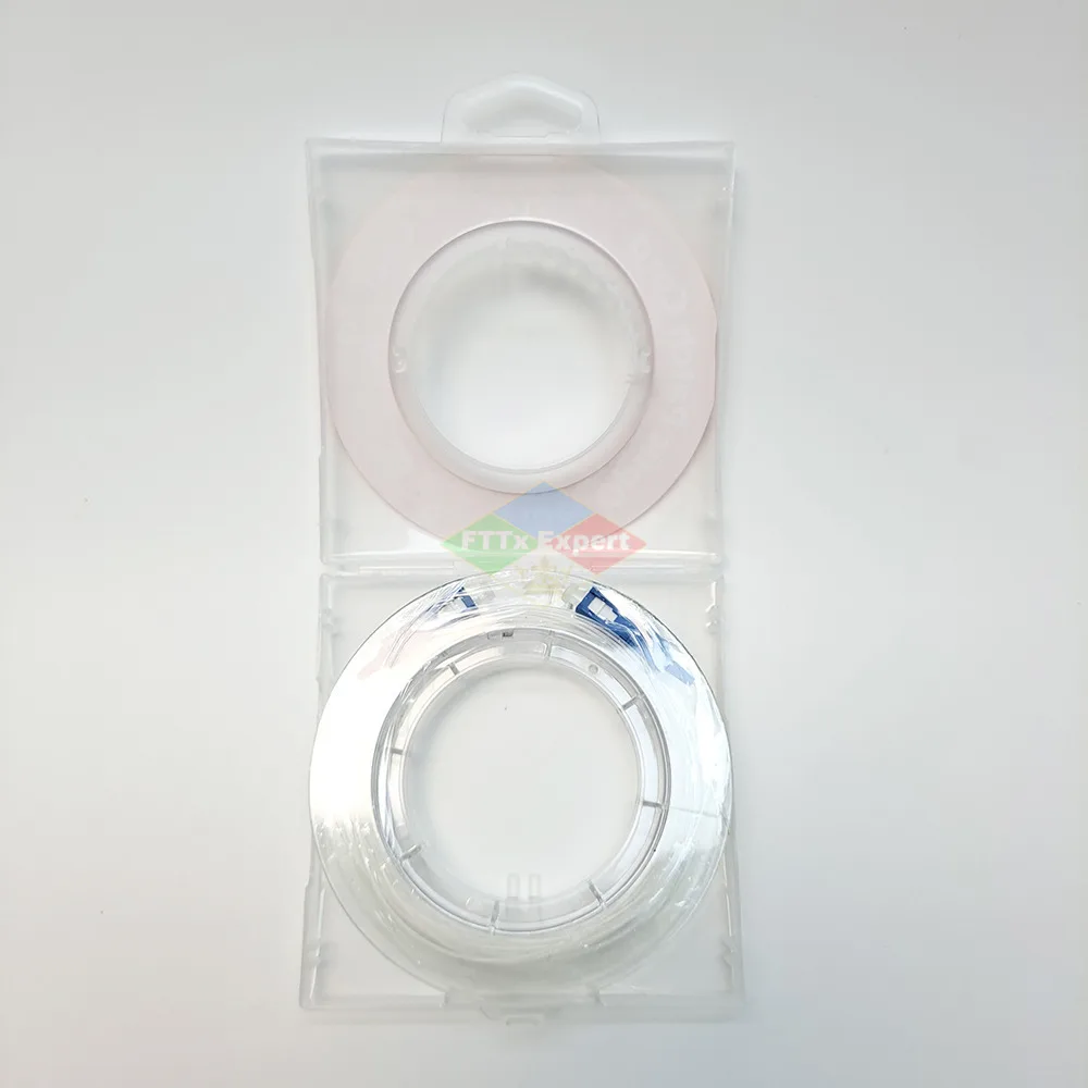 10-100 متر داخلي كابل الألياف البصرية الشفاف SC UPC غير مرئية G657A2 المفردة الألياف البلوز خط تمديد المنزلية