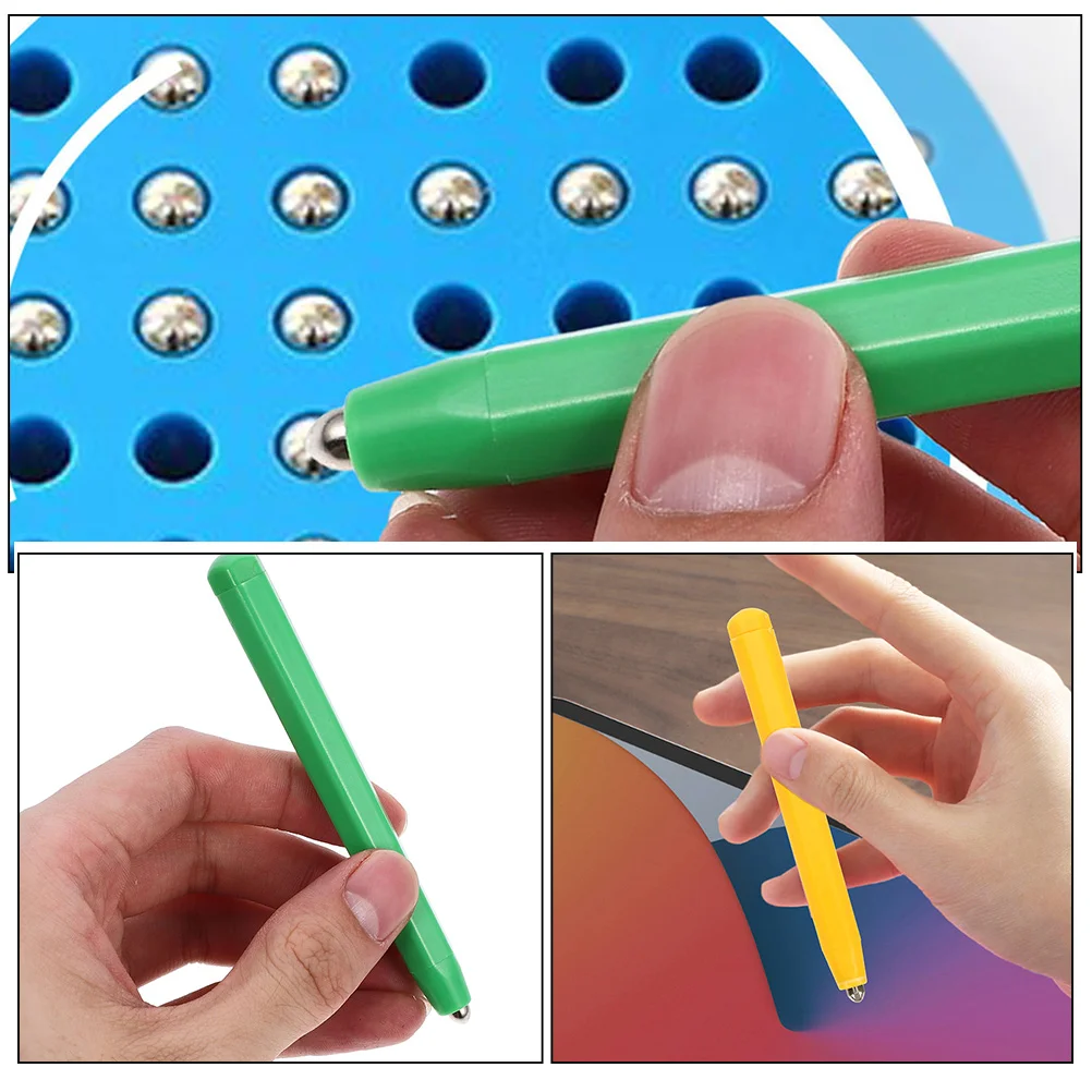 

3pcs Magnetic Drawing Pens For Writing Board Smooth Lightweight Replacement Painting Stylus Board Pen Tool