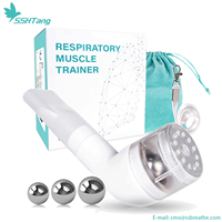 SSHTANG RESPIRATORY MUSCLE TRAINER  Flutter Valve Breathing Exercise Device for Lungs, Breathing Trainer, Flutter Valve Device