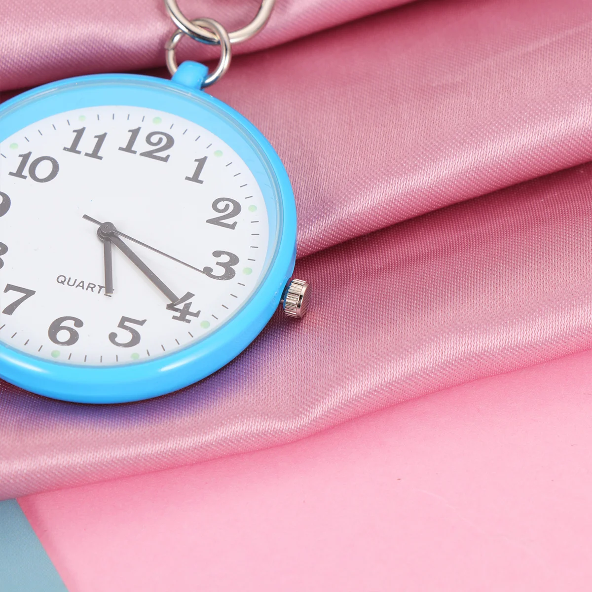 معلقة سلسلة قلادة ساعة قلادة سلسلة قلادة معلقة ساعة السماء الزرقاء الرجعية ساعة للرجال النساء هدية #2