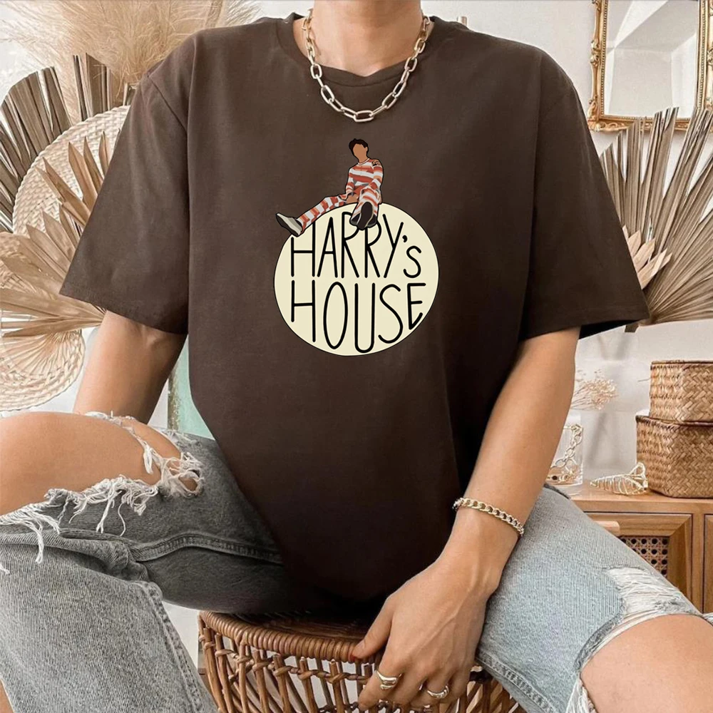 Cute Harry's House T-Shirt TPWK HS Graphic Tee Women Y2K Aesthetic Tee As It Was Music Shirts Fine Line Kawaii Harajuku Tops