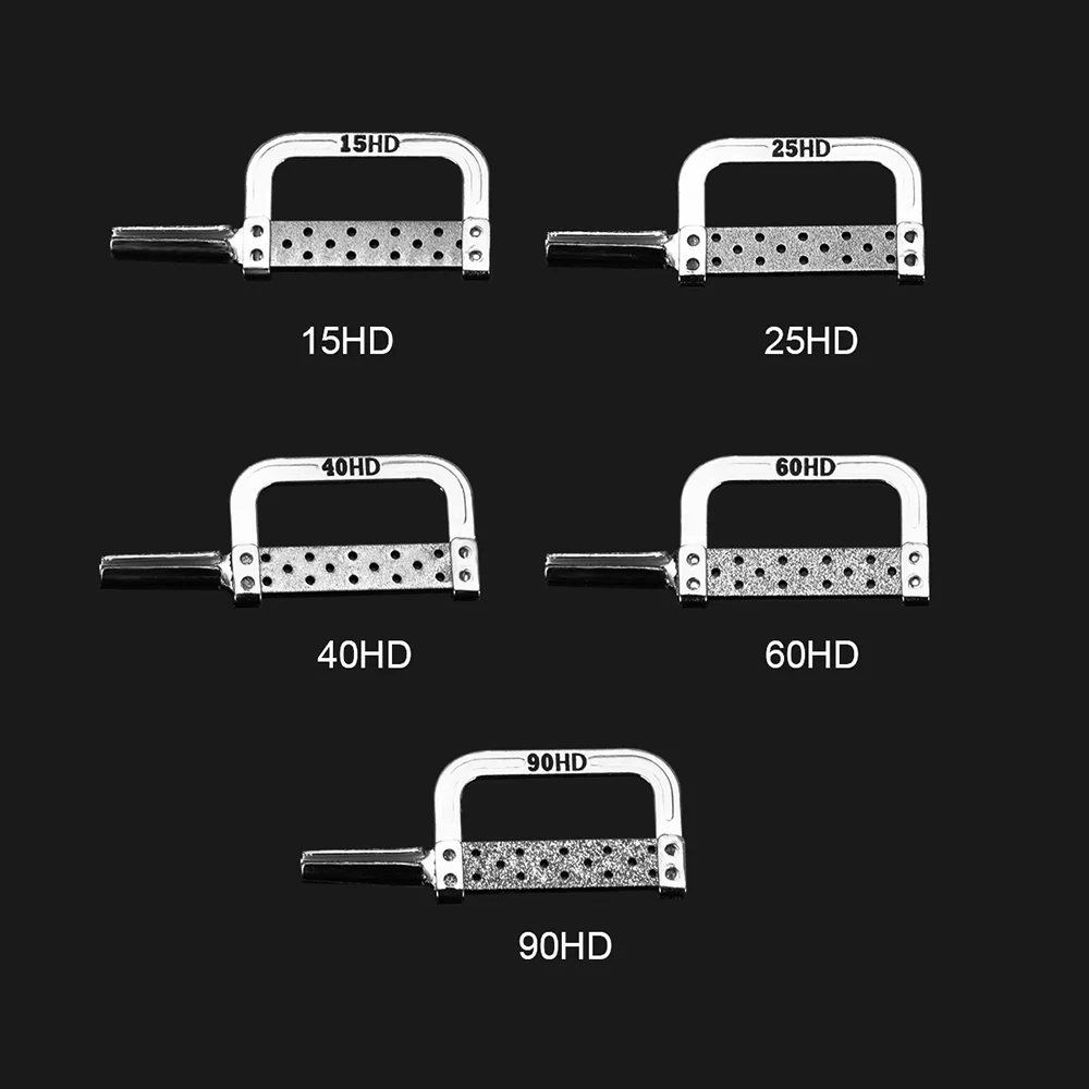 AZDENT Dental Kieferorthopädisches Interproximal-Emaille-Reduktions-Automatik-Streifenschneideset, doppelseitig, mit Maßbandgriff – Detail 9