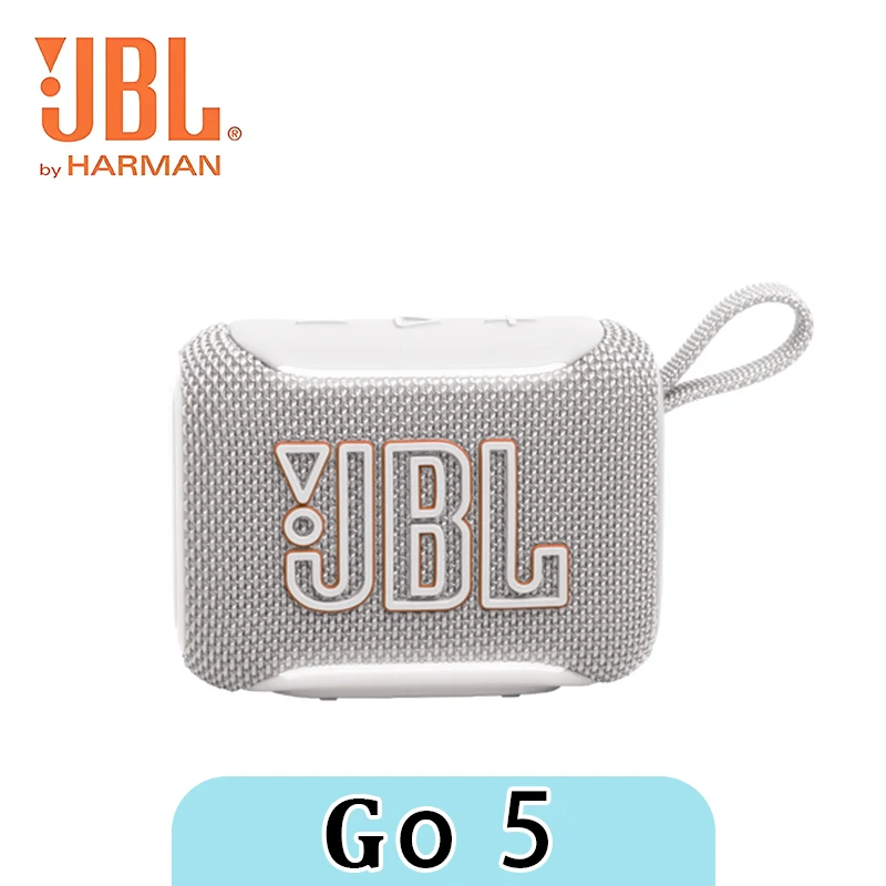 jbl-go5-white-gold-brick-fifth-generation-gift-speaker-outdoor-camping-waterproof-portable-bluetooth-wireless-small-speaker