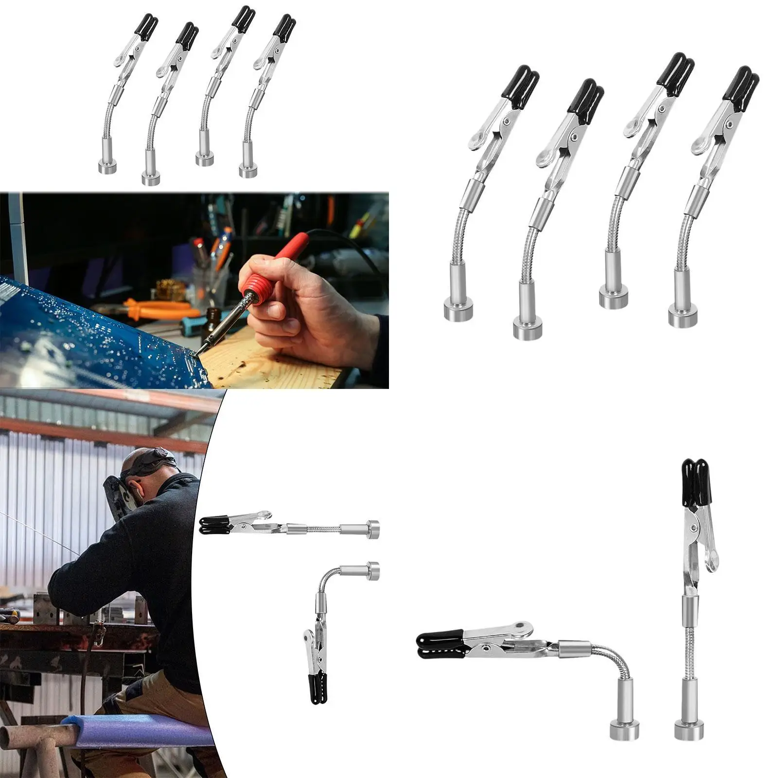 Bracelet Tool Jewelry Helper Tube Support Clamp Flexible Portable Clasp Helper Soldering Clamp for Modeling Assembly PCB