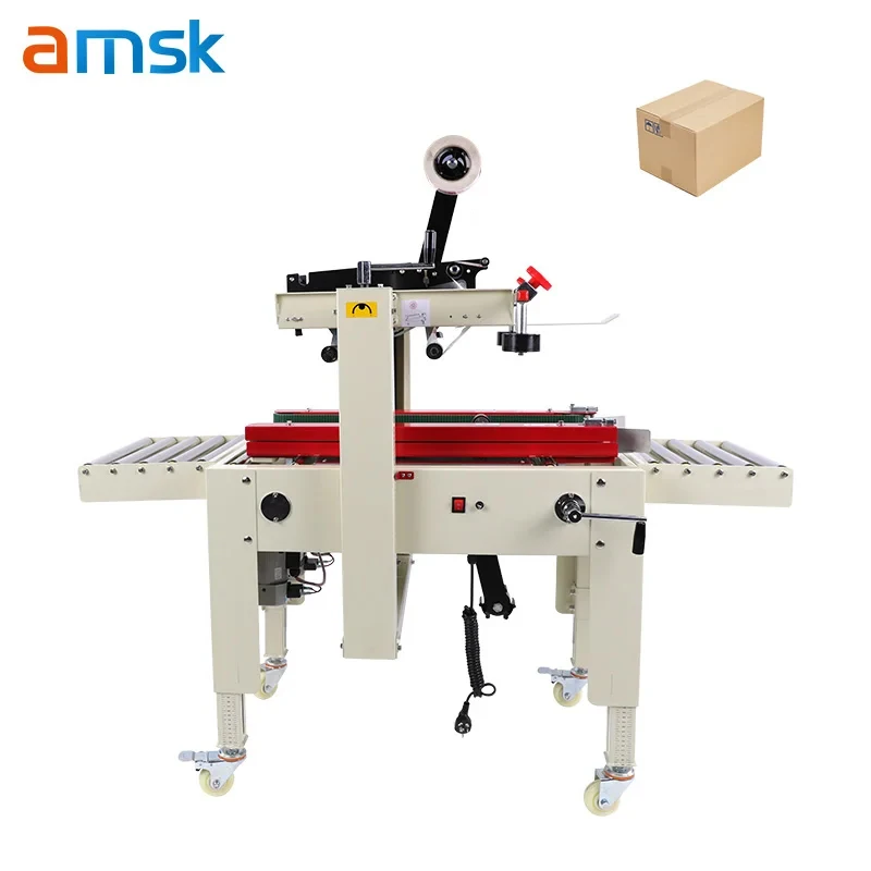FXJ4030 Dual Side Belt Carton Sealing Gear Adjustable Box Tape Closing Unit Beverage Carton Packing Gear