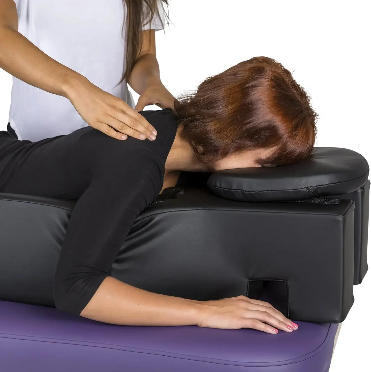 A Pregnancy Massage Cushion and Headrest, Full Body Bolster, Ideal After Breast Surgery, Lower Back Pain