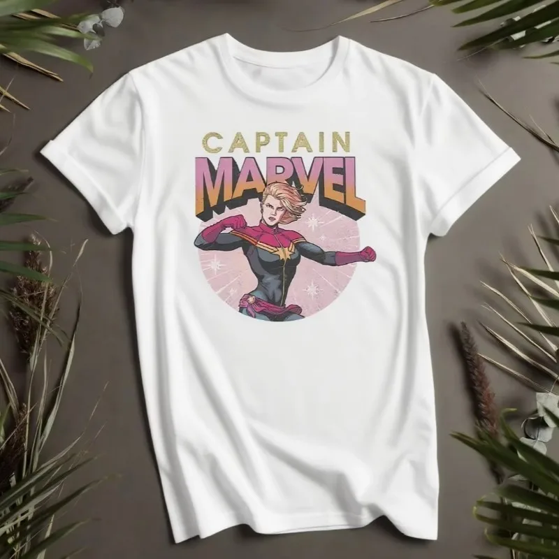 

Marvel Genuine 2026 New Captain Marvel Cartoon T-Shirt Marvel Print High Quality Plus Size Men's Hoodie Loose Thermal Top