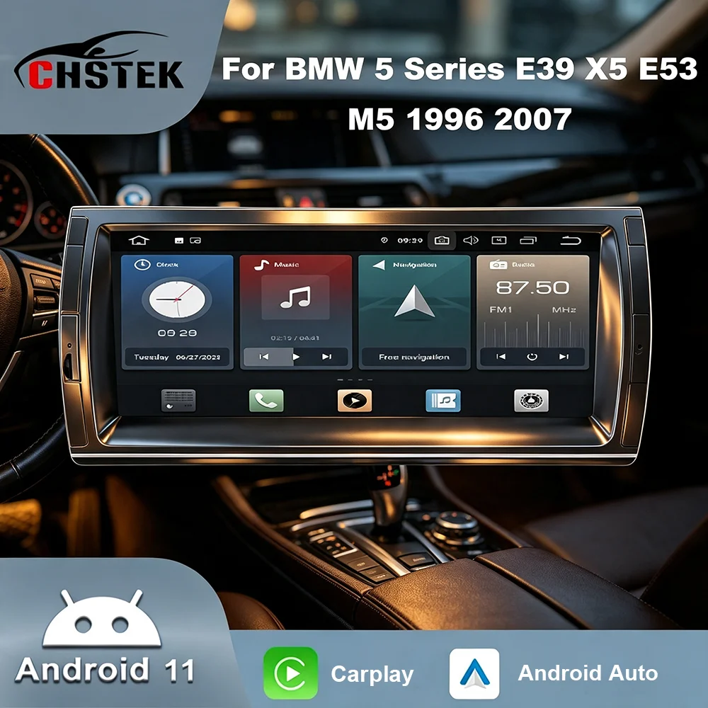 CHSTEK 8' Radio For BMW 5 Series E39 X5 E53 M5 1996 2007 Sprinter Vito Viano B200 A160 2004-2016 Stereo Carplay Car Systems GPS