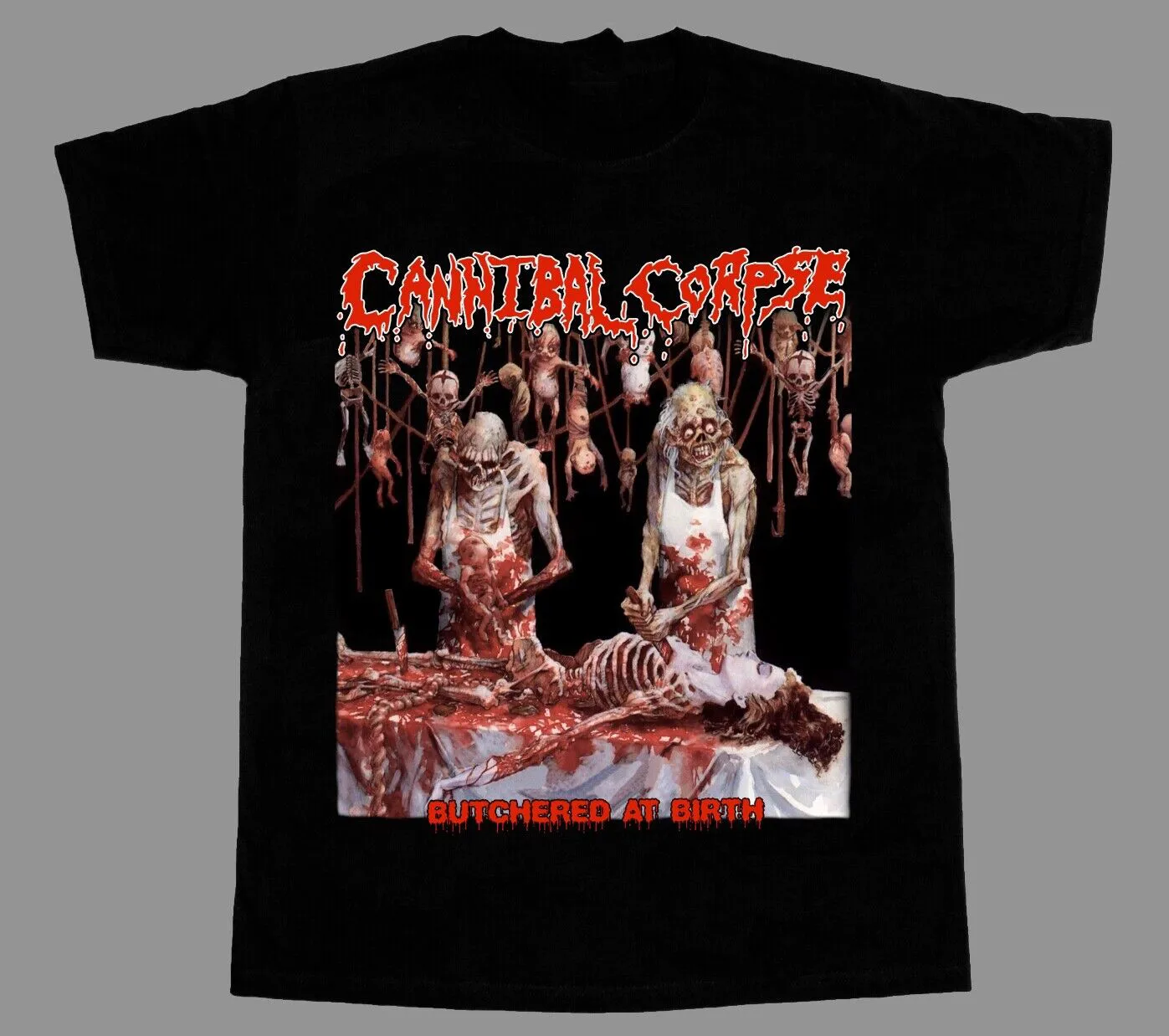 CANNIBAL CORPSE BUTCHERED AT BIRTH NEW BLACK T-SHIRT S-5XL