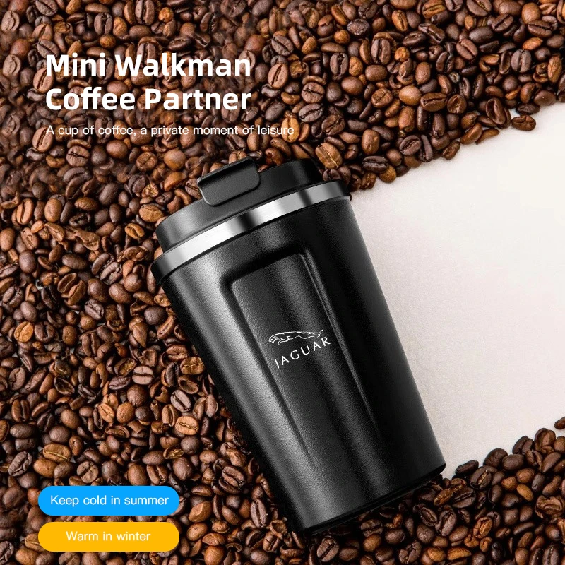 

Portable Car Coffee Mug Travel Water Cup Thermal Cup Accessories For Jaguar X-Type I-Pace XF E-Pace XJ F-Type F-Pace XKR XEL XE
