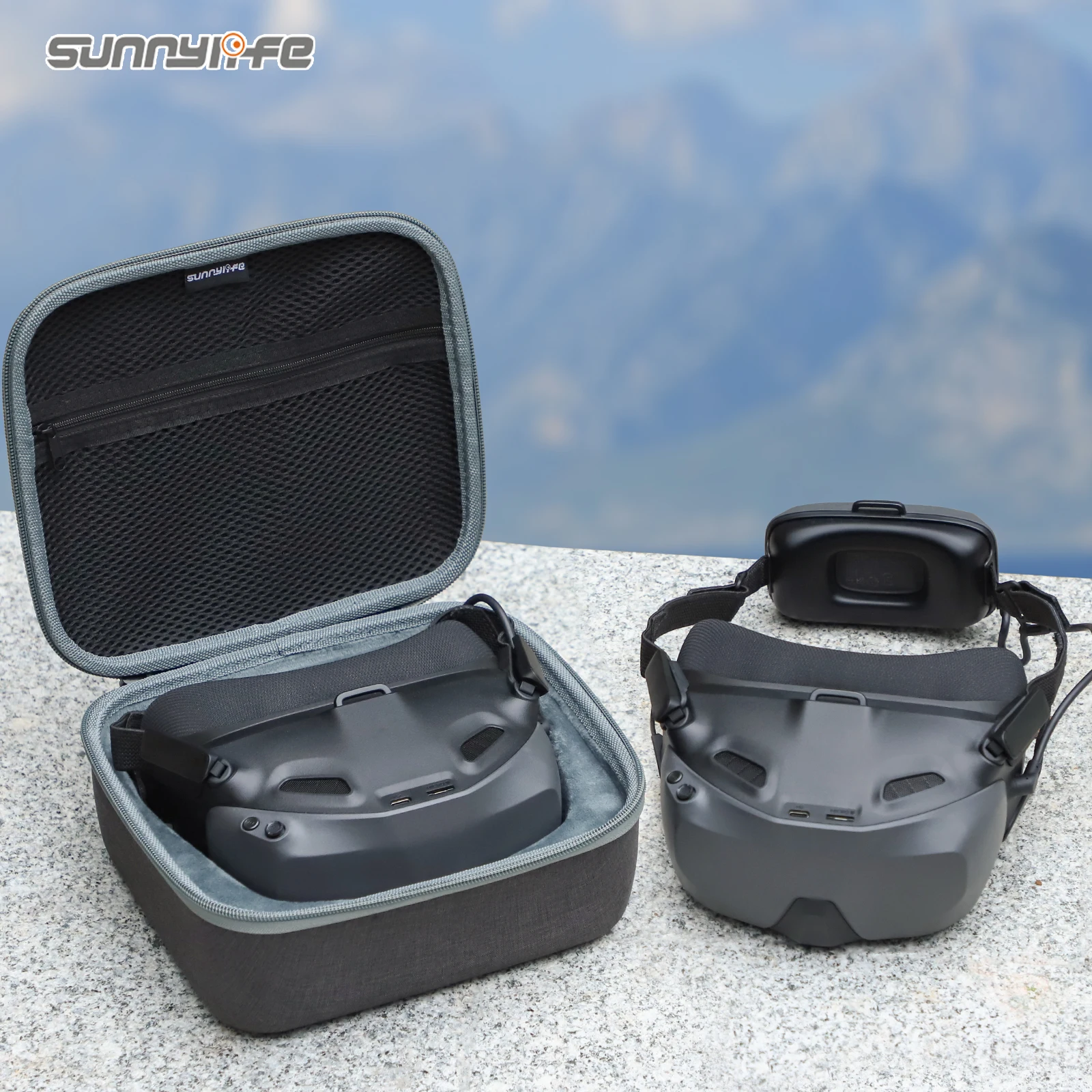 Goggles N3 Bag Sunnylife for DJI NEO Goggles N3 Case Free Flying Suit Portable Carrying Box Case Handbag Accessories