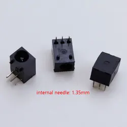 DC-003 DC 전원 잭 충전 소켓 커넥터, PCB 패널 마운트 어댑터, 3 핀 피트, 3.5x1.3mm, 3.5x1.3mm, DC003