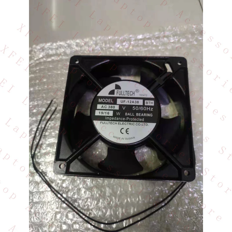 D  1PC for FULLTECH UF12A38 BTH Cooling Fan AC 380V 19/16W 12CM 12038 2 wire New