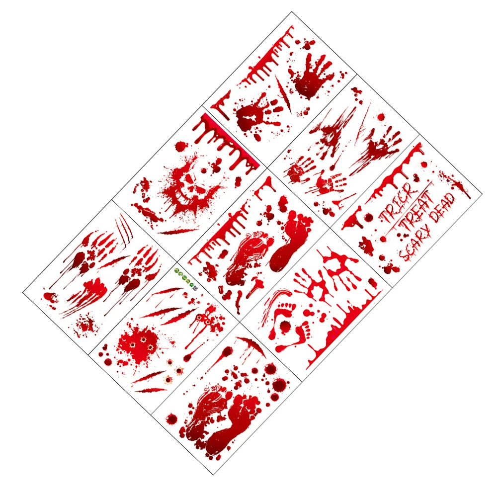 

Electrostatic Window Stickers Halloween Decor Wall Decals Festive Decoration Static Stickers Family Party Ornaments Glass