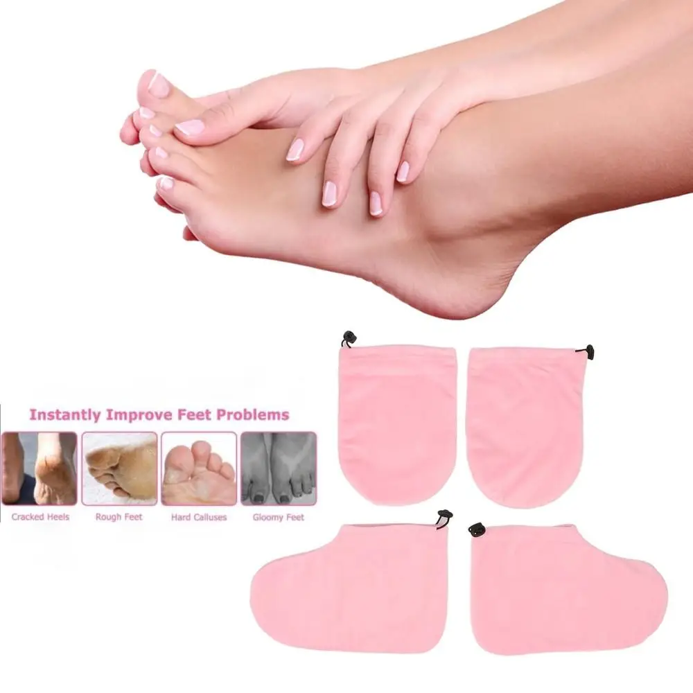 New Paraffin Wax Gloves Booties Keep Warm Hot Wax Thermal Treatment Mitts Booties for Hand Foot Care SPA Accessories