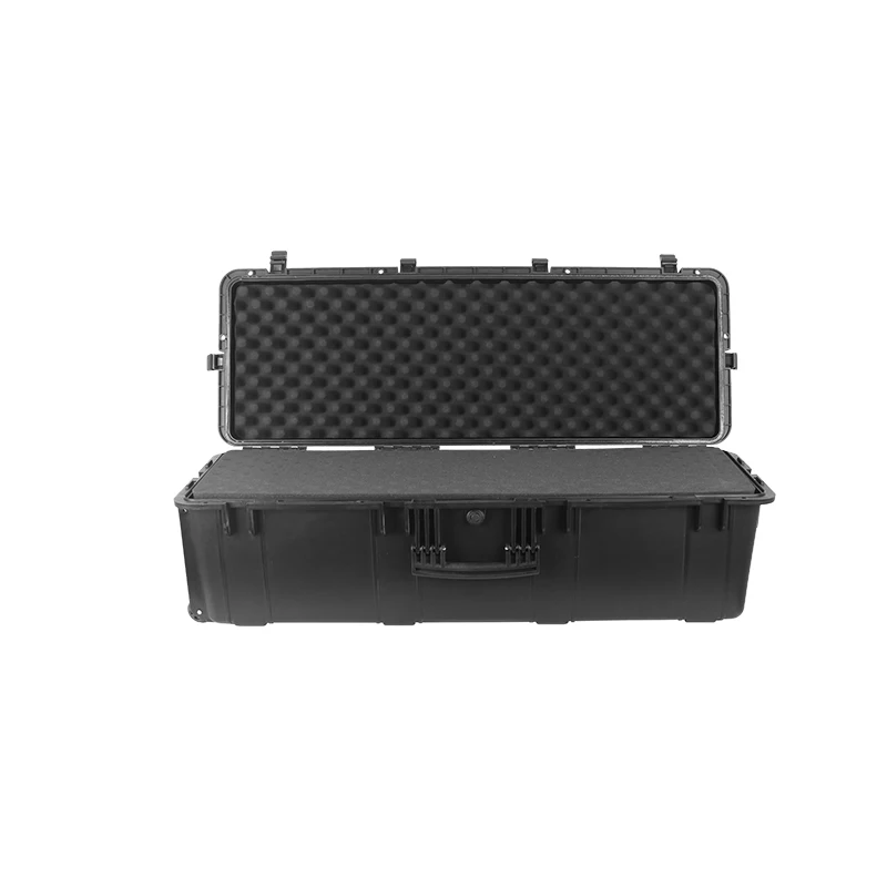 Heavy Duty Large Long Transport Case, Waterproof Tool Box, Foam Insert, Durable Storage Solution, 60 Inch Length