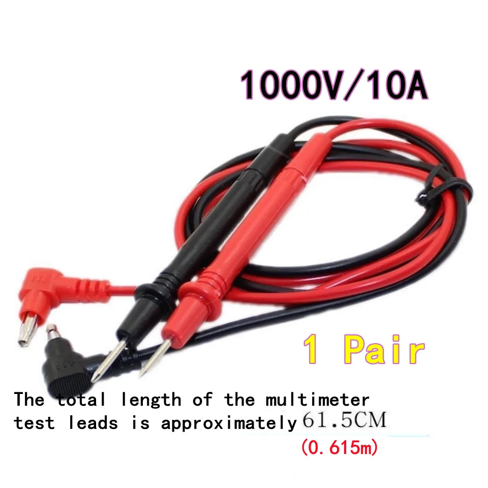 موصلات اختبار متعددة مقاومة للتجميد من السيليكون الدقيق العالمي طويلة جدًا مع مجسات إبرة فولاذية فائقة الحادة