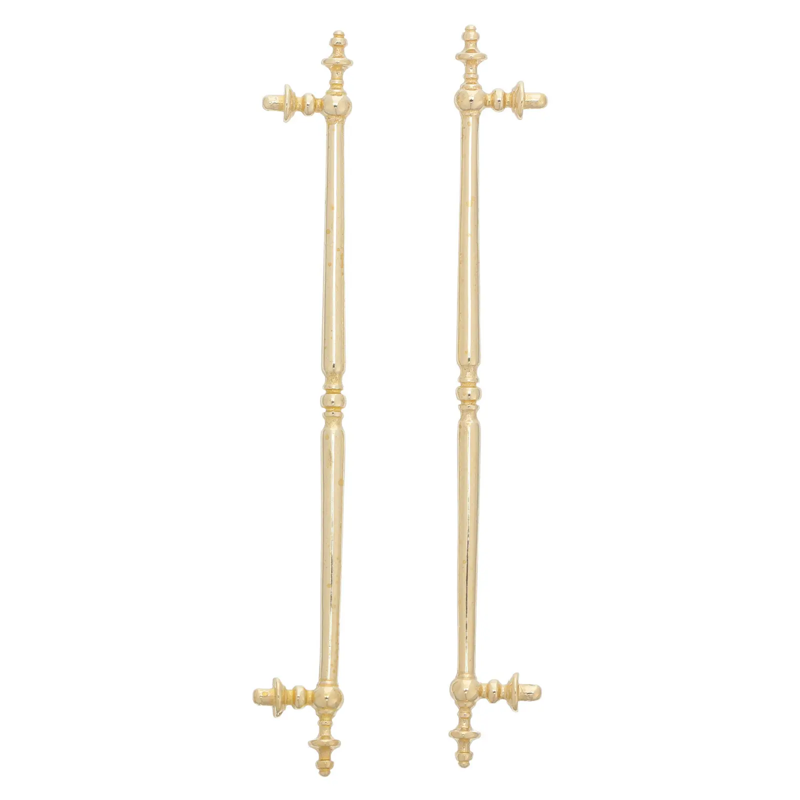 

2Pcs Miniature Metal Vintage Cabinet Pulls Realistic Kitchen Drawer Handles for Dollhouse Furniture DIY Accessories