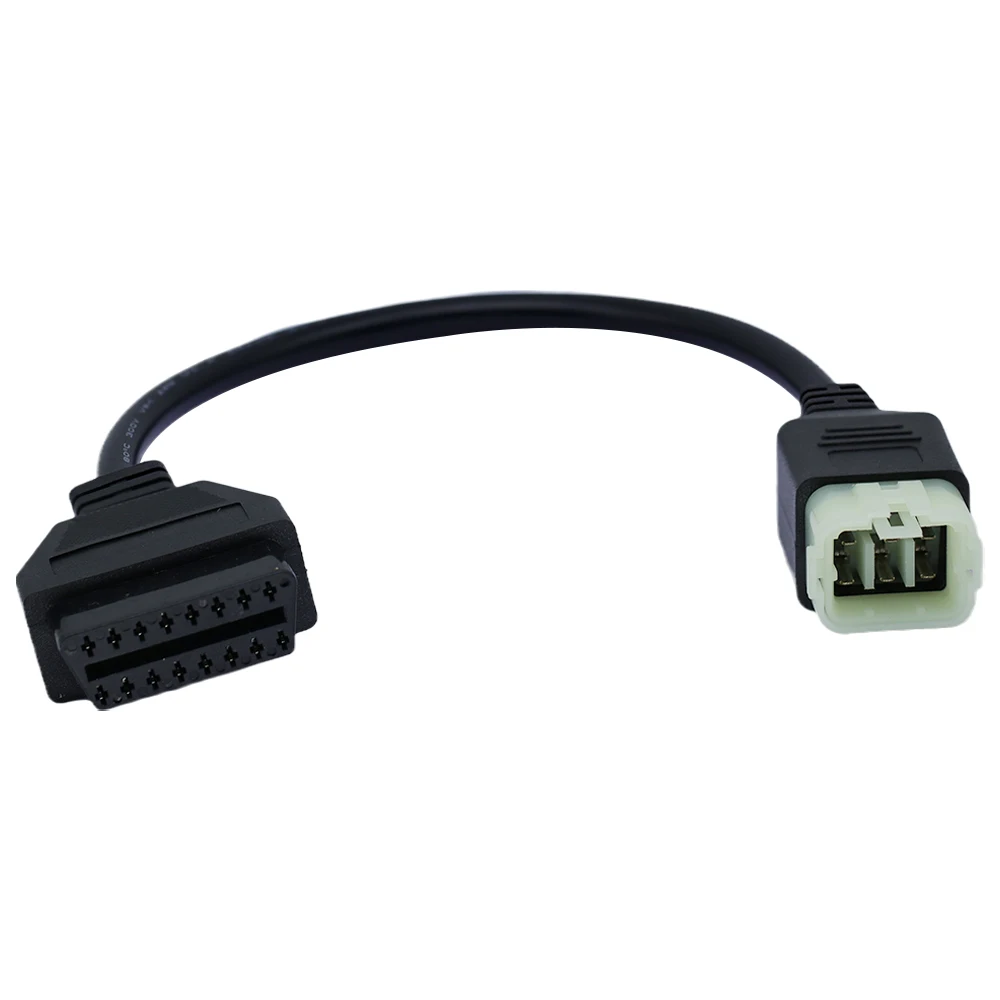 Obd2 Adapter for Royal Enfield Motorcycle 6 Pin to 16 Pin OBD Cable,Fit for Interceptor 650cc/Continental GT 650cc/535cc CAN Bus