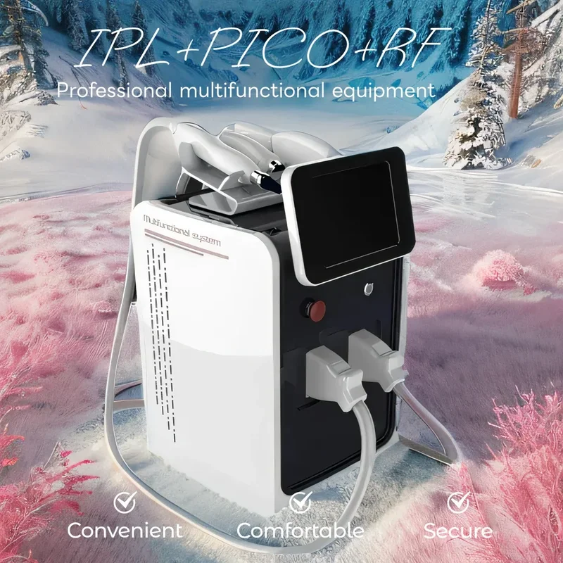 3 in1 E-light IPL RF Nd Yag DPL Multifunction Tattoo Removal Machine Permanent Body Face Hair Removal Beauty Equipment 2024