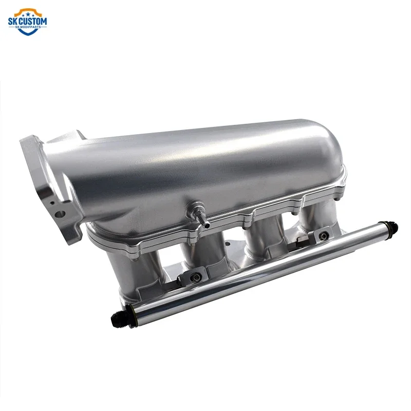 

Хорошо продаются SK Custom Billet Алюминиевый впускной коллектор для Honda K Series K20 K24 Впускной коллектор двигателя с топливной рамкой