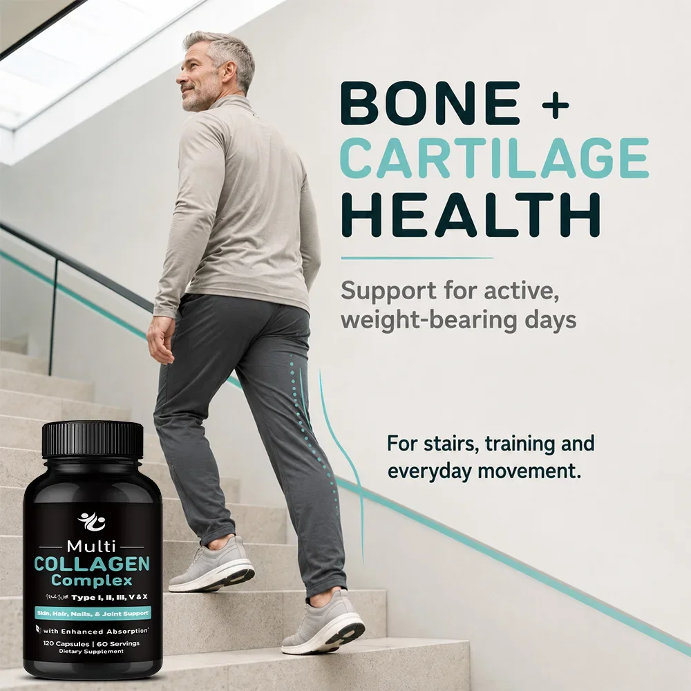 Collagen Peptides - Supports Overall Health, Improves Gut and Digestive Function, Enhances Absorption, Boosts Immunity, Non-GMO
