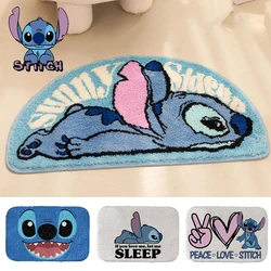 Disney Stitch Cartoon Doormat Mat Non-Slip Kitchen Bedroom Tufted Rug Carpet Home Foot Pad Floor Decor Living Room Entrance Rug