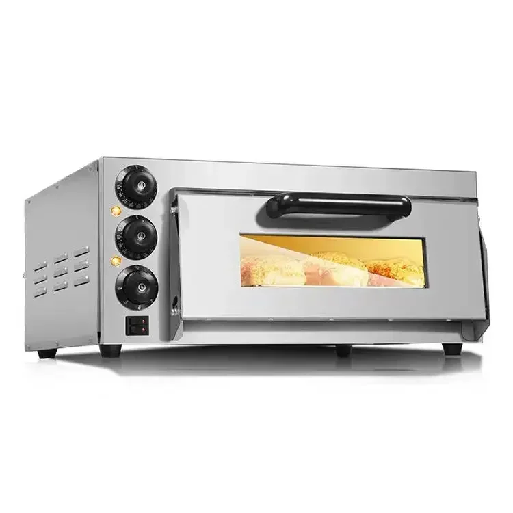 Kitchen Vacuum Furnace Baking Convection Oven Rotisserie Chicken  Bakery Equipment Electric one/two deck Bread Baking Pizza Oven