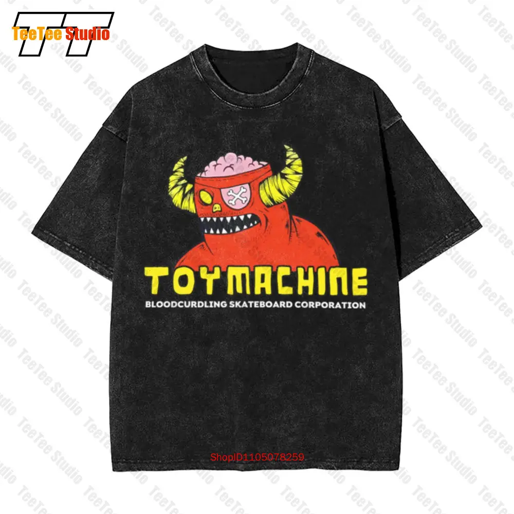 

Toy Machine Skateboarding 90S Bloodcurdling Monster Vintage Oversized T-Shirt UY9E